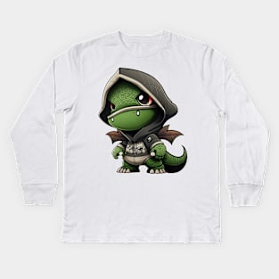 Baby Dino Kids Long Sleeve T-Shirt